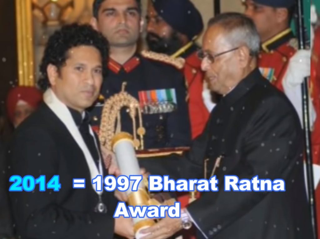 sachin tendulkar bharat ratna award 2014