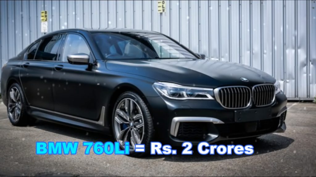 sachin tendulkar car bmw 760li