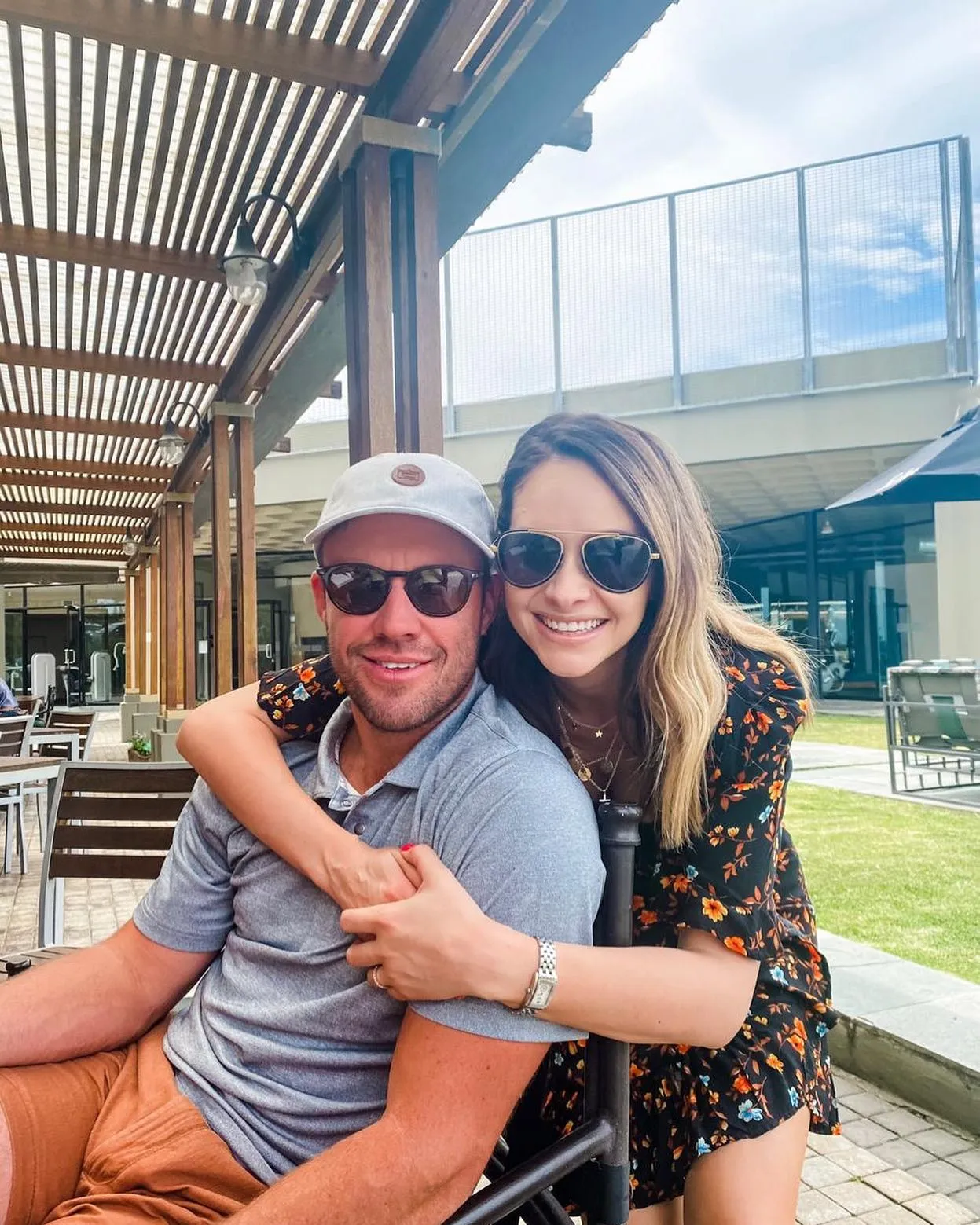 a b de Villiers with Wife