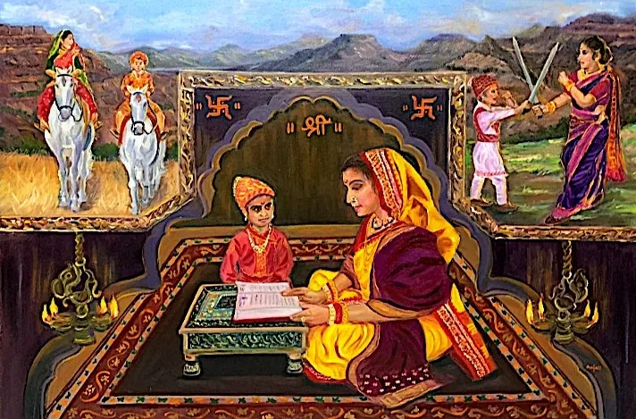 rajmata jijau and shivaji maharaj